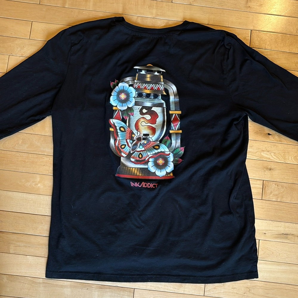 Ink Addict Joe Stevens Lantern Unisex Long Sleeve Tee